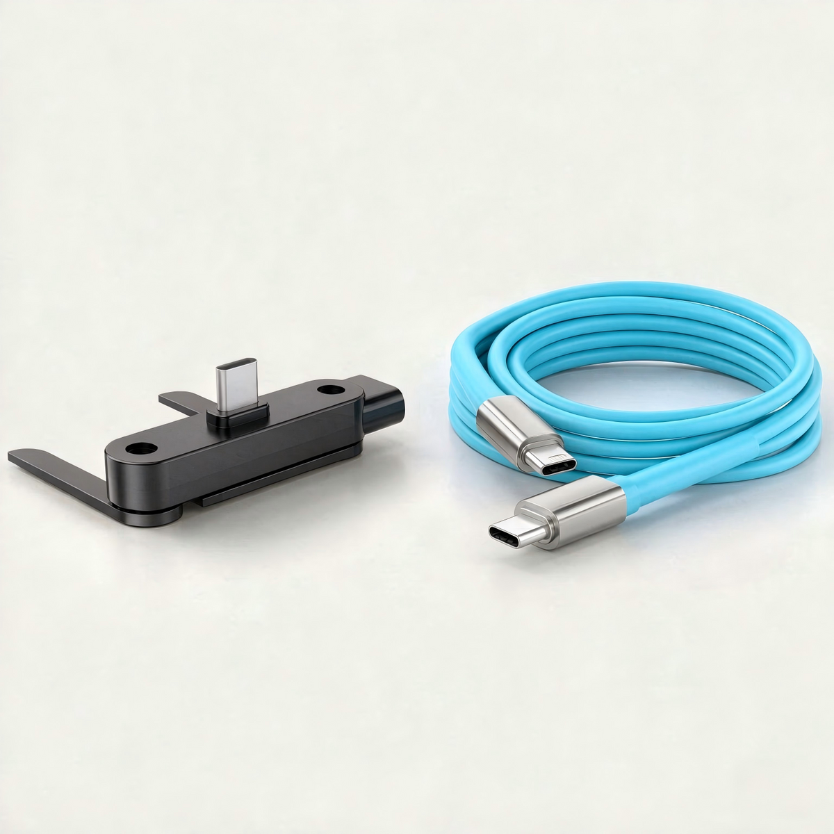 đ 50% RABATT NU! ⥠Snabbladdningsadapter med 360° vikbart telefonstĂ€ll â 240W passthrough, integrerat stĂ€ll & kompakt design â perfekt för resor, arbete och gaming đ±âš