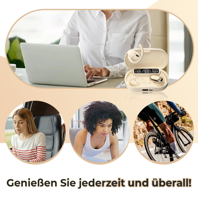 2 in 1 Notfall-Powerbank Kabellose Sport-Ohrhörer