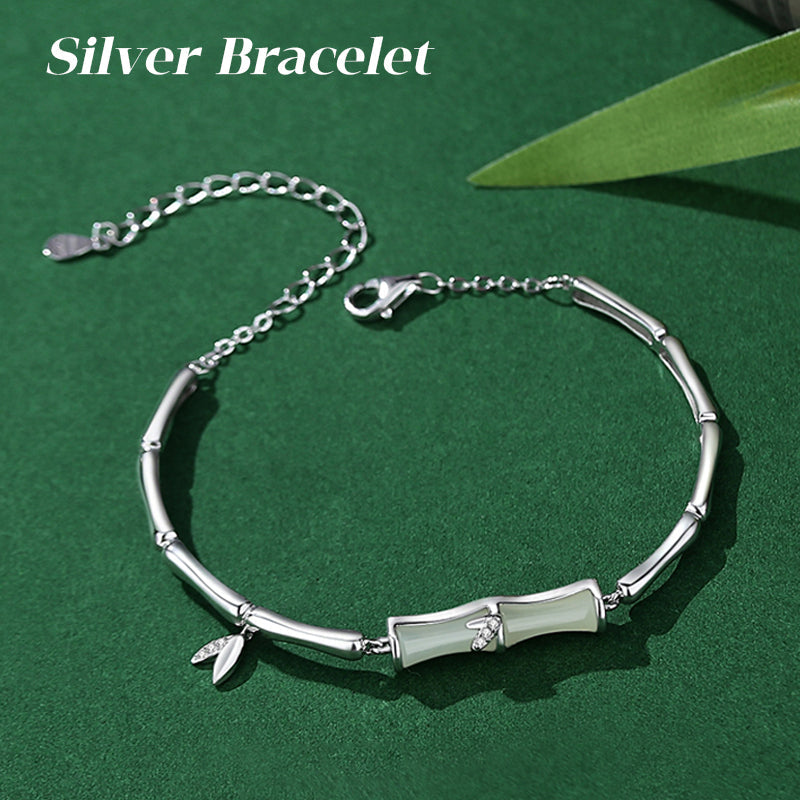 ⏳Zeitlich begrenztes Sonderangebot⏰Bambusarmband für Damen mit Kette📿