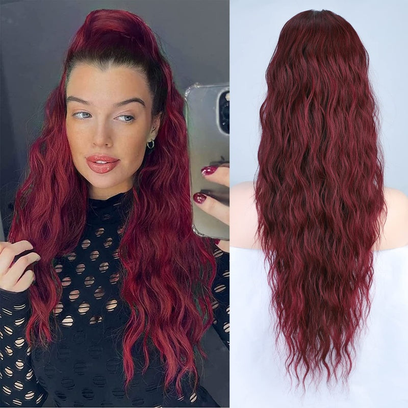 💕LETZTER TAG DER AKTION - 50 % RABATT💕Lockige, gewellte Frizz-Haarverlängerung mit Pferdeschwanz