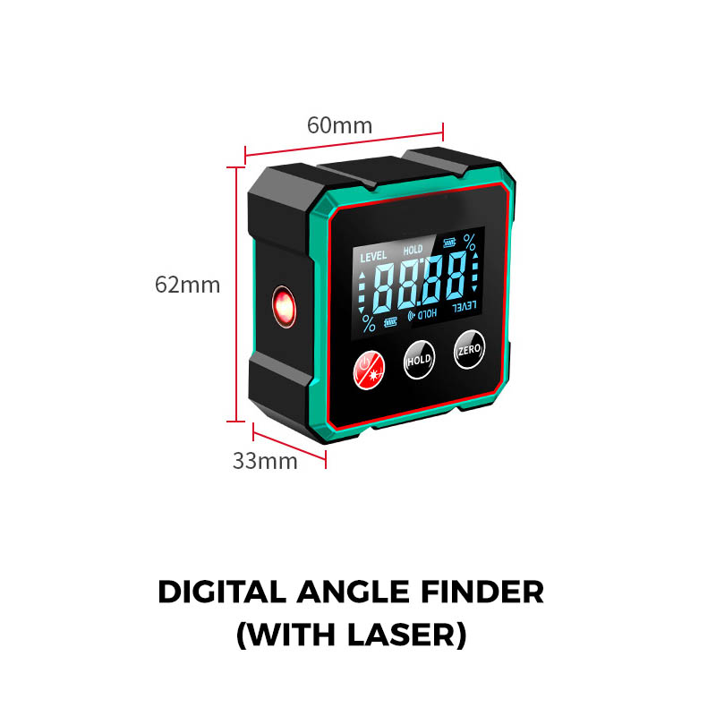 💥Heißer Verkauf 50% Rabatt💥Magnetischer digitaler Winkelsucher mit elektronischem Laser🛠️