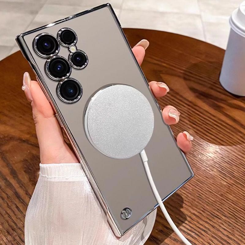 Magnetic Ultra-Thin Electroplating Frameless Mobile Phone Case