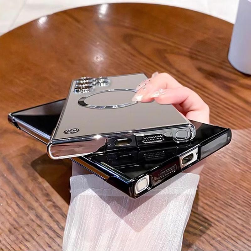 Magnetic Ultra-Thin Electroplating Frameless Mobile Phone Case