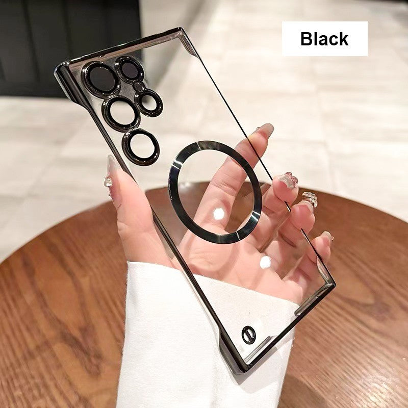 Magnetic Ultra-Thin Electroplating Frameless Mobile Phone Case