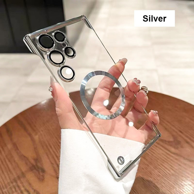 Magnetic Ultra-Thin Electroplating Frameless Mobile Phone Case