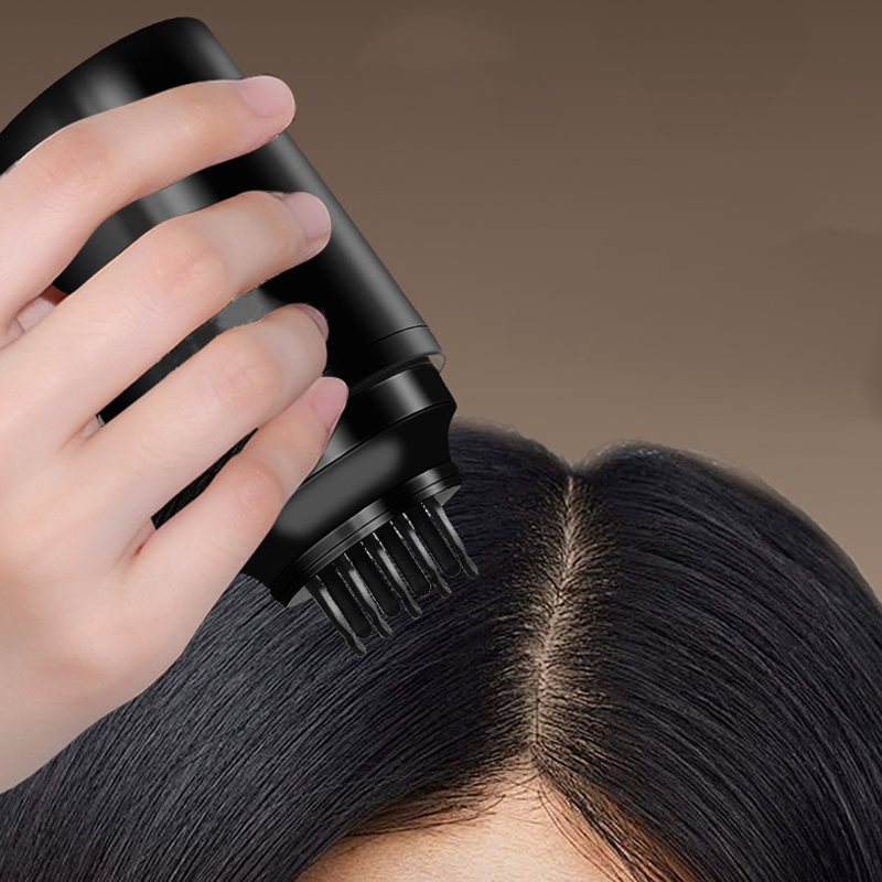 Kamm zum sofortigen Ausbessern der Haarfarbe