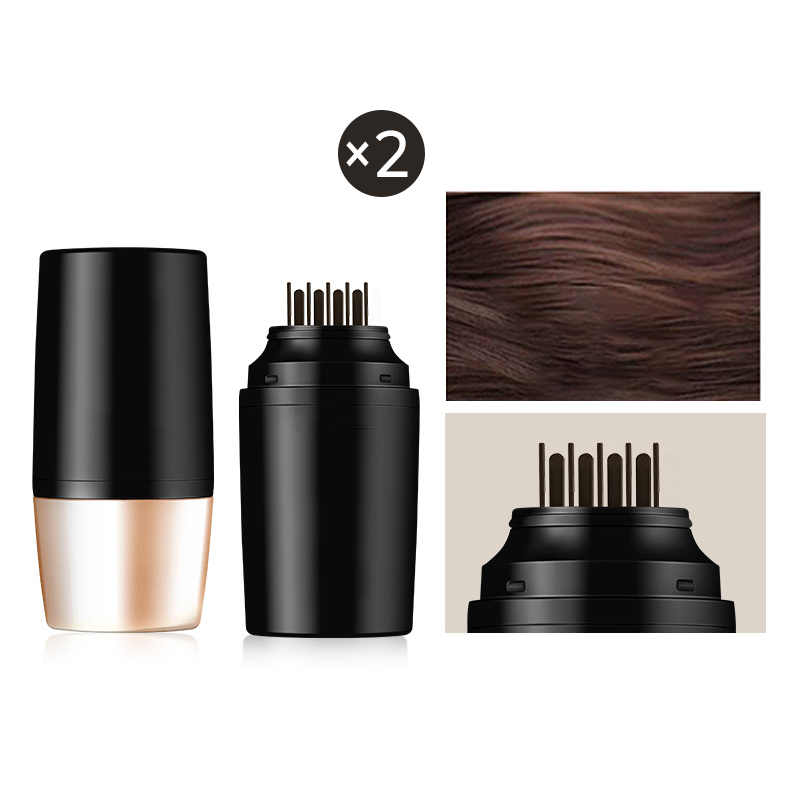 Kamm zum sofortigen Ausbessern der Haarfarbe