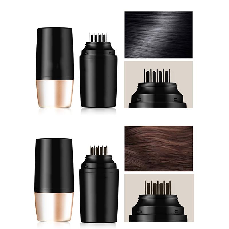Kamm zum sofortigen Ausbessern der Haarfarbe