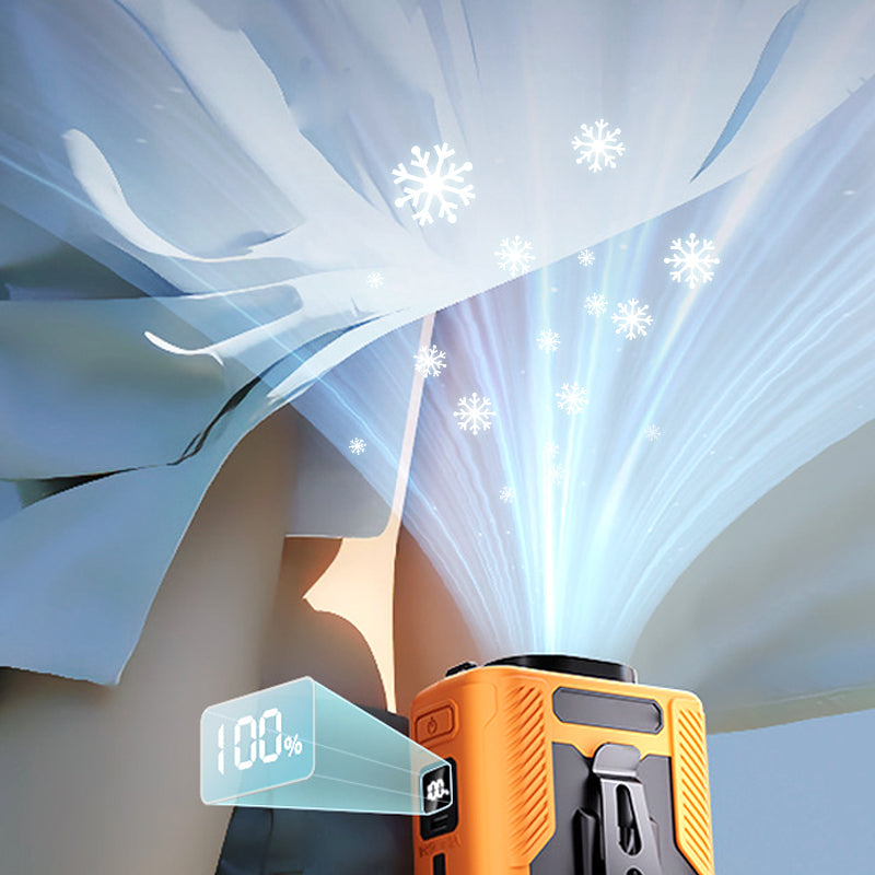 ❄️Tragbarer, wiederaufladbarer Taillen-Kühlventilator mit Clip🌪️