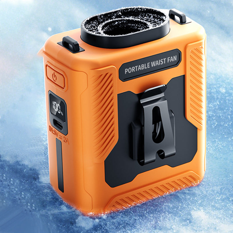 ❄️Tragbarer, wiederaufladbarer Taillen-Kühlventilator mit Clip🌪️