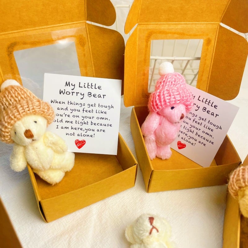 🔥Letzter Tag Sonderpreis-50% Rabatt🎁Handgefertigter Mini-Plüsch-Teddybär in einer Box