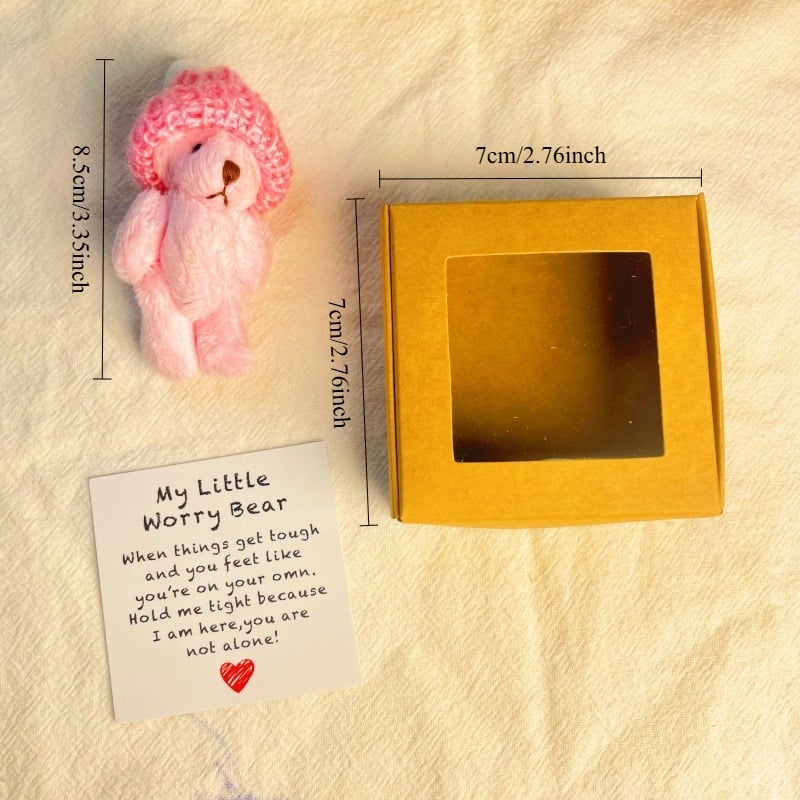 🔥Letzter Tag Sonderpreis-50% Rabatt🎁Handgefertigter Mini-Plüsch-Teddybär in einer Box
