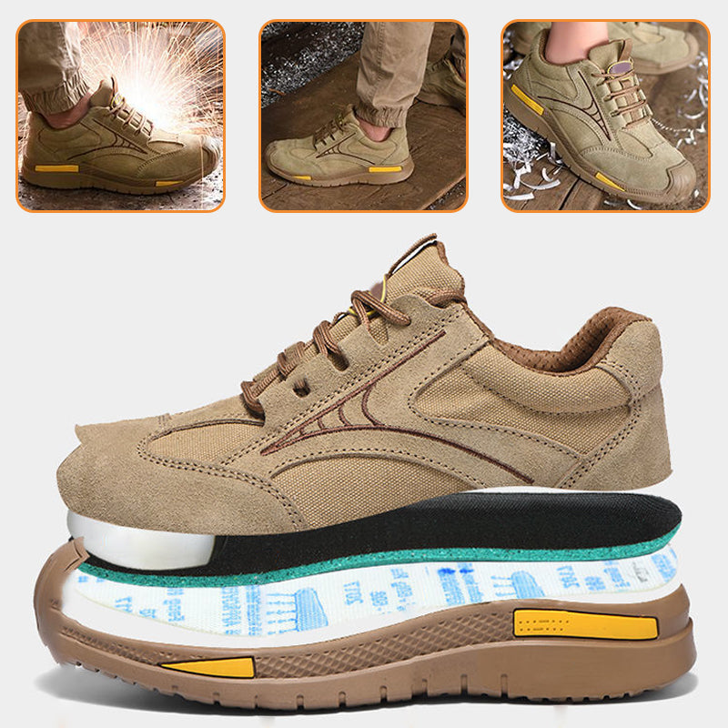 ⛰️Leichte, atmungsaktive Stahlkappen-Wanderschuhe für Männer