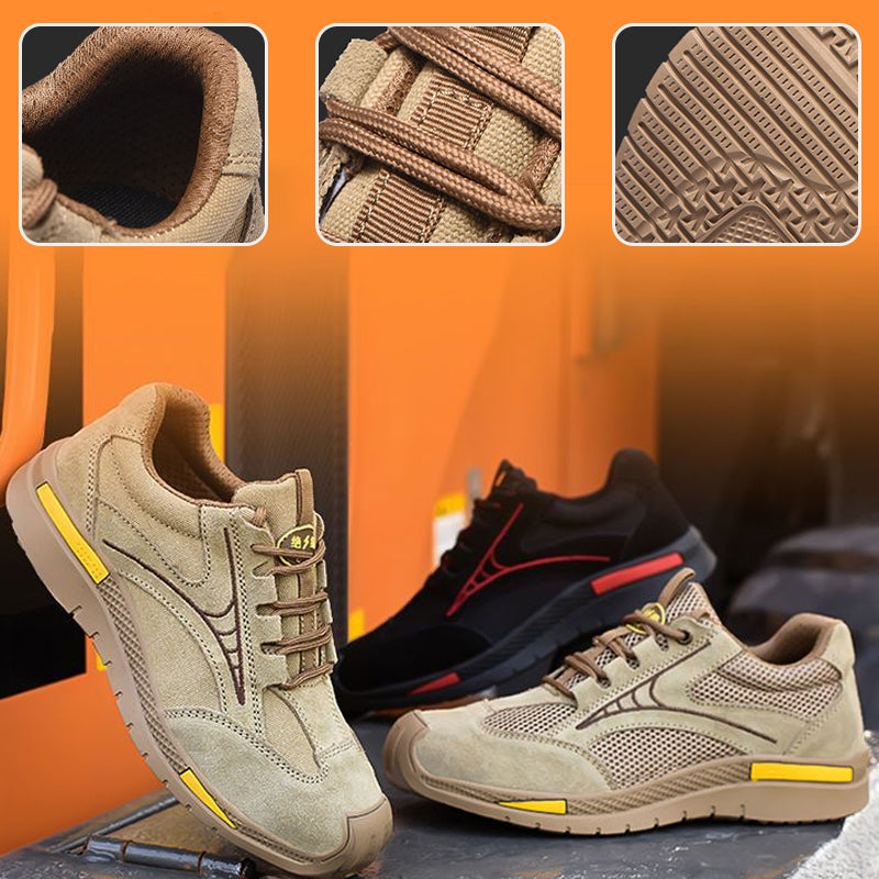 ⛰️Leichte, atmungsaktive Stahlkappen-Wanderschuhe für Männer