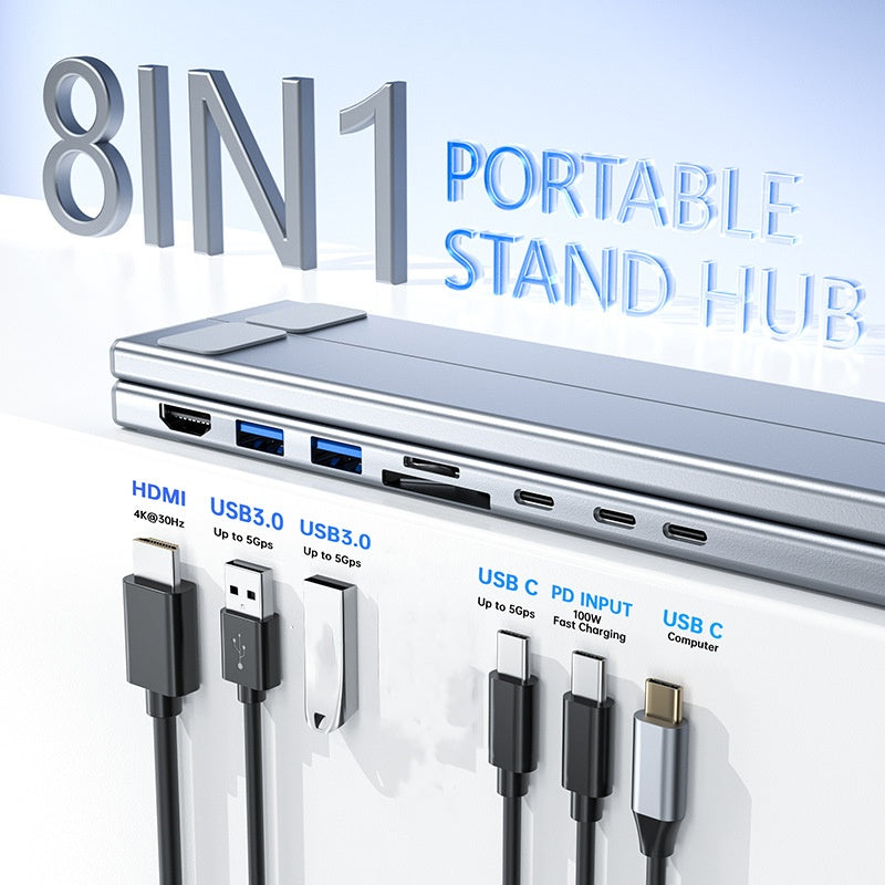 USB-C-Dockingstation-Laptopständer mit 4K HDMI