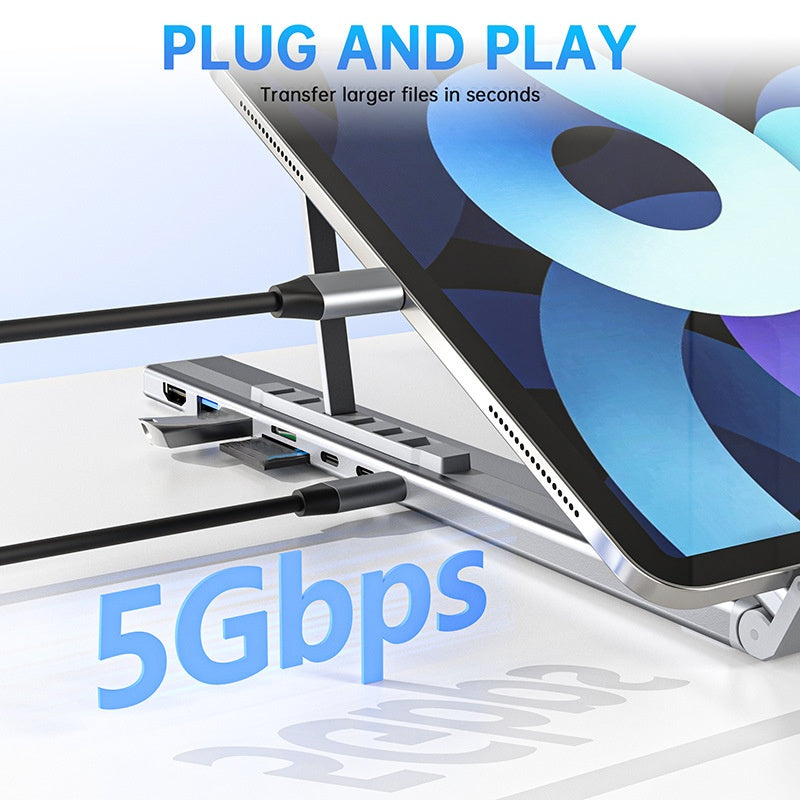 USB-C-Dockingstation-Laptopständer mit 4K HDMI