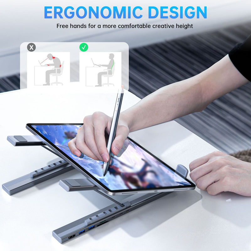 USB-C-Dockingstation-Laptopständer mit 4K HDMI