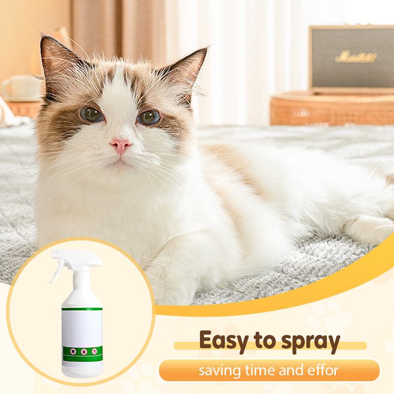 đ„Floh- und Zeckenschutzspray fĂŒr Katzen und Hunde