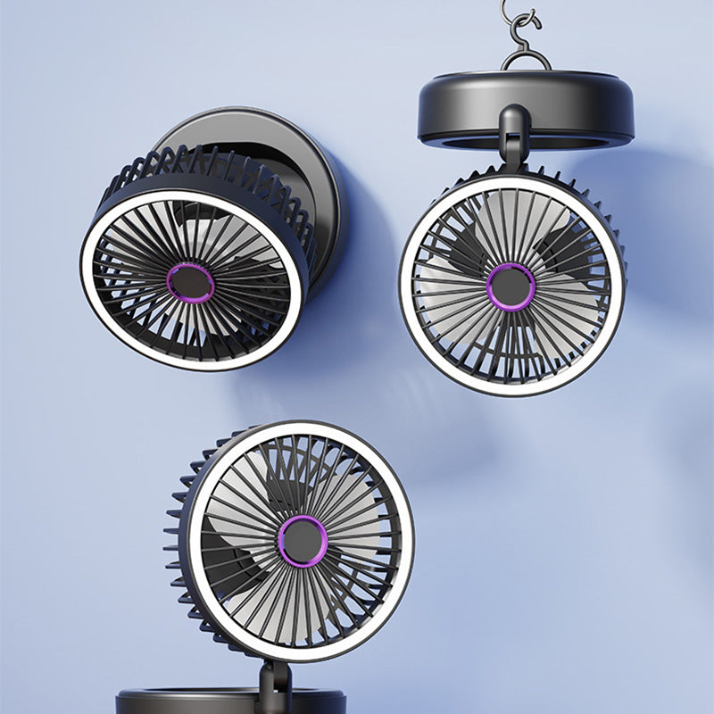 💥Heißer Verkauf💥 4-in-1 tragbarer Klappventilator mit Licht