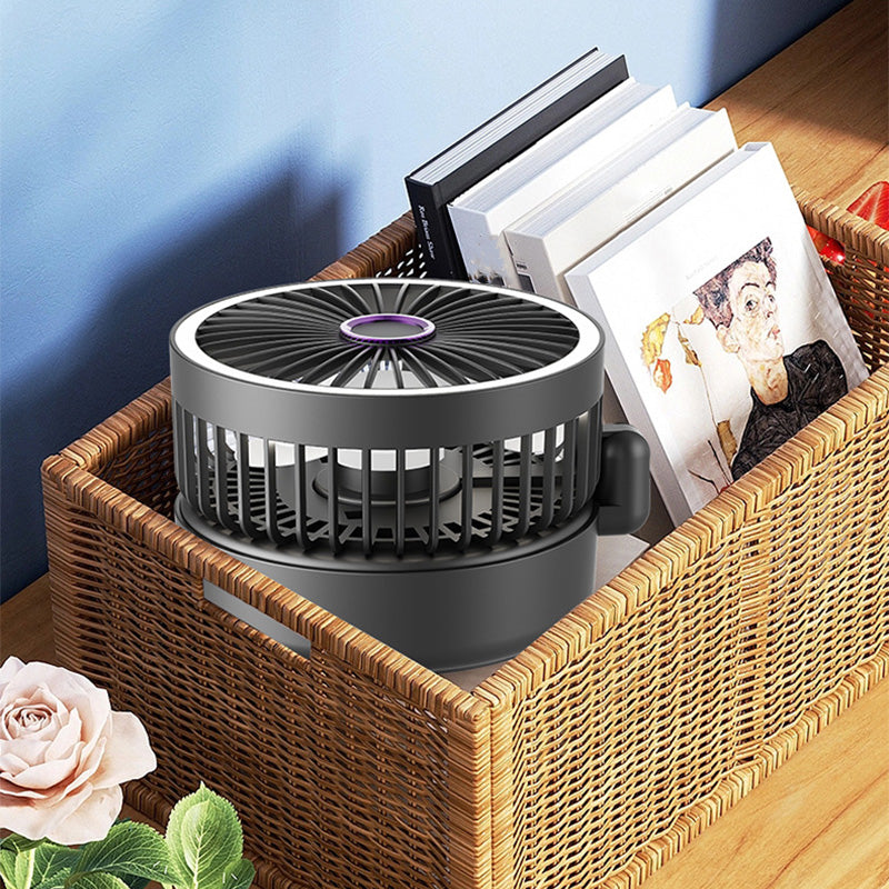 💥Heißer Verkauf💥 4-in-1 tragbarer Klappventilator mit Licht