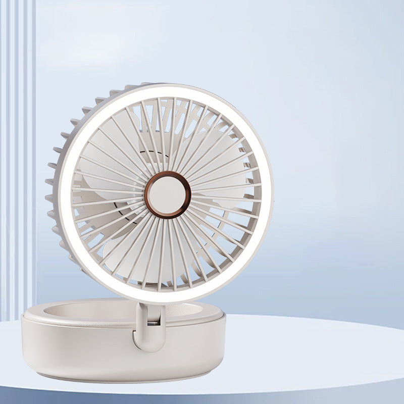💥Heißer Verkauf💥 4-in-1 tragbarer Klappventilator mit Licht