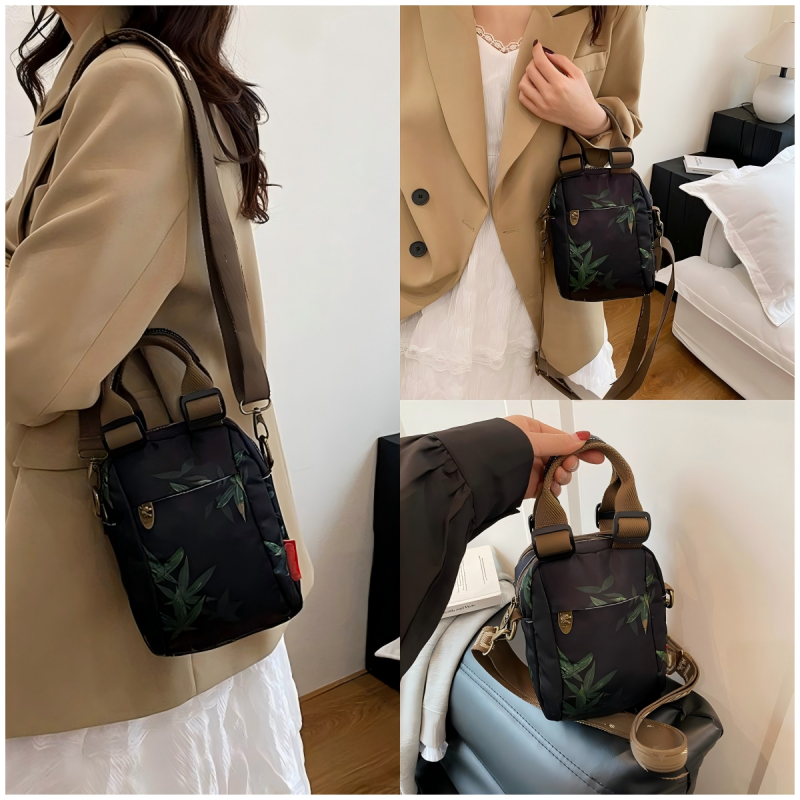 đ„đ„âš Damenmode Print Mehrschichtige UmhĂ€ngetasche