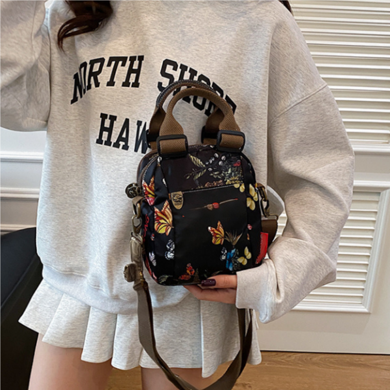 đ„đ„âš Damenmode Print Mehrschichtige UmhĂ€ngetasche