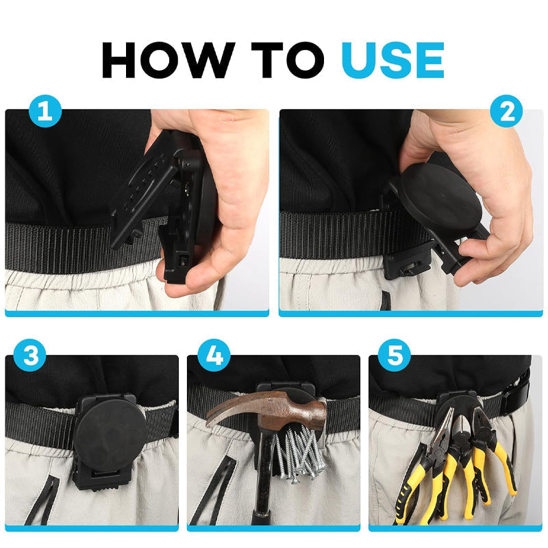 đ§ Extra starker magnetischer Werkzeug-Clip â Alles griffbereit am GĂŒrtel! đȘ
