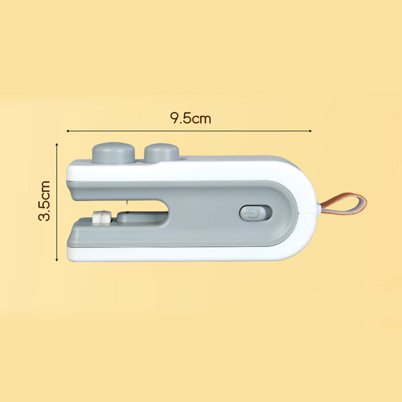 2-IN-1 Mini tragbare wiederaufladbare Beutelverschließ- und Schneidemaschine