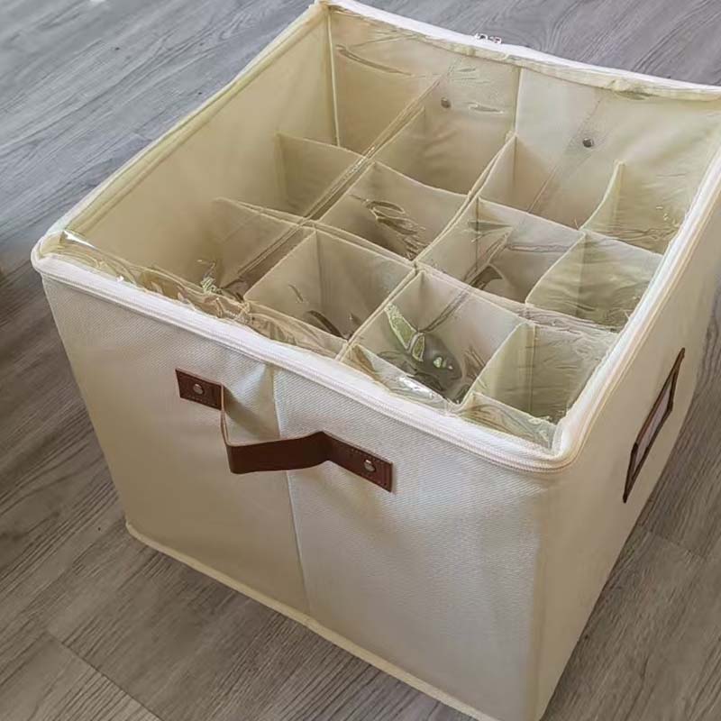 đ 50 % RABATT NU! đ§ș FörvaringslĂ„da för skor i tyg â hopfĂ€llbar design, stor kapacitet & dammtĂ€t â perfekt för garderob och sovrum đ