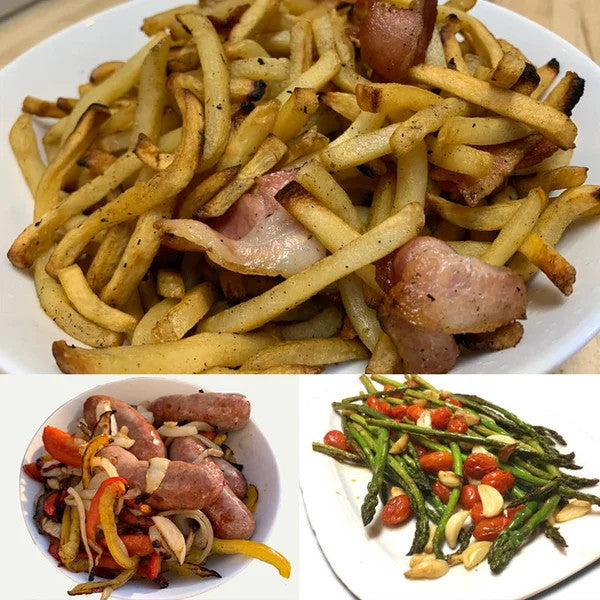 đ„đ TidsbegrĂ€nsat BBQ-erbjudande â 360° rullande grillkorg | Grillkorg med non-stick-belĂ€ggning för kött, grönsaker & annat