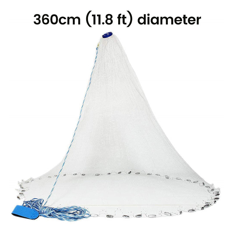 đŁ 50 % RABATT! Kasta enklare, tĂ€ck mer vatten â Easy-Throw kastnĂ€t med snabb sĂ€nkning och stabilt grepp