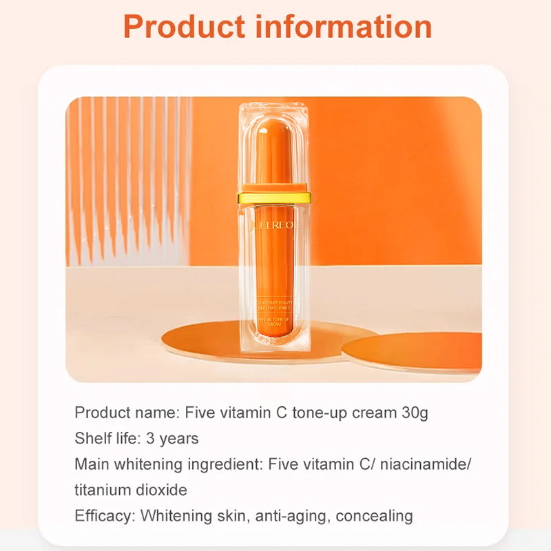 🔥40 % rabatt så länge lagret räcker!🎉Multivitamin C Naturlig Makeupkräm