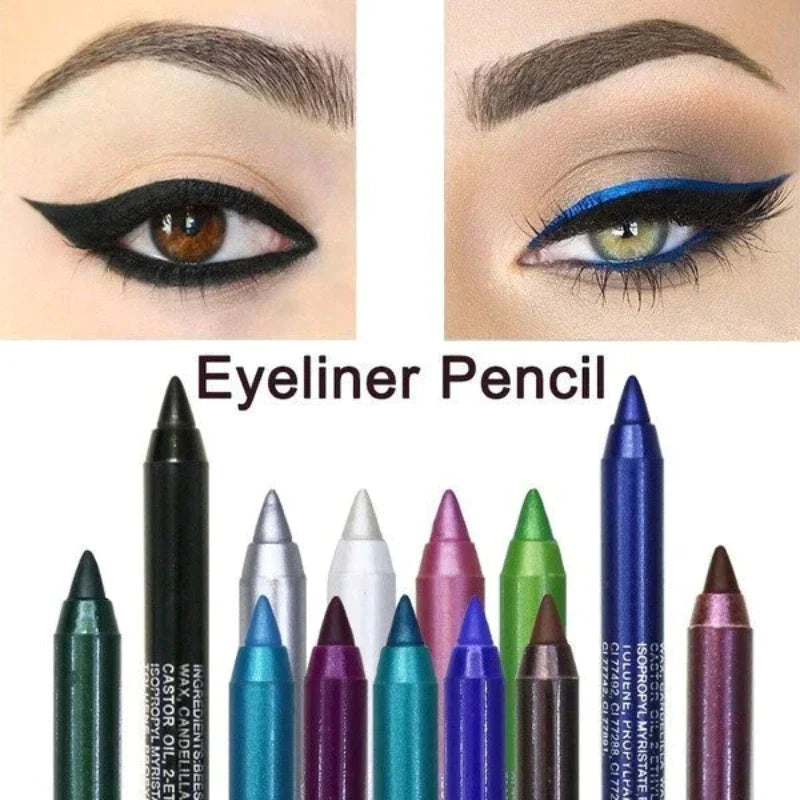 ✨ 14-delars set med vattenfast gel-eyeliner Med metallisk och pärlemorskimrande finish Långvarig, smetfri formula✨