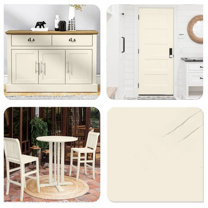 🪚 50% RABATT! 🌿 WASSERBASIERTE MÖBELFARBE - Geruchsneutral & Umweltfreundlich, Einfache Anwendung ohne Schleifen, Perfekt für Holzmöbel-Renovierung 🎨🛋️