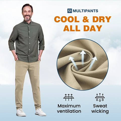 🔥SCHÖNER SALE: 42 % RABATT🥰 MultiPants – strapazierfähige Cargohose mit hoher Elastizität und mehreren Taschen