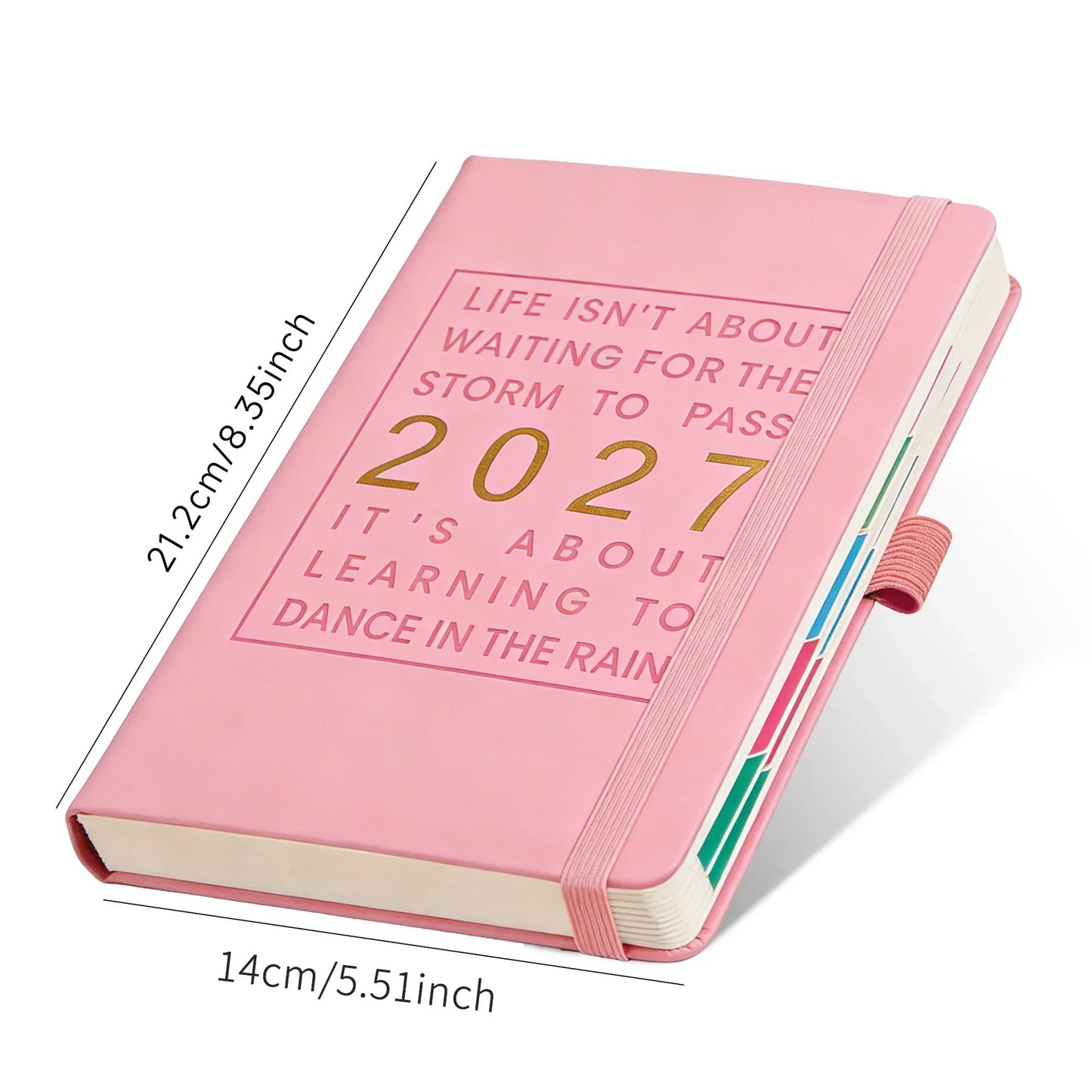 📅 50% RABATT NU! 📓 2027 Kalenderanteckningsbok – A5, en dag per sida, datummarkerad – Perfekt för dagliga anteckningar & framtida referens ✨