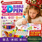 🎁50% RABATT NU!! 🔮 Magiska Popcorn-pennor – Rita i 3D med ett drag! 🎄 DIY Bubbelritpennor