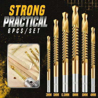 🛒50% RABATT NU! ⚙️Spiralborrsats i titanbelagt snabbstål – Passar för flera material ✨