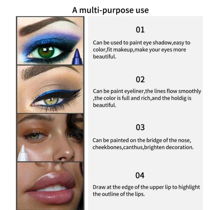 ✨ 14-delars set med vattenfast gel-eyeliner Med metallisk och pärlemorskimrande finish Långvarig, smetfri formula✨