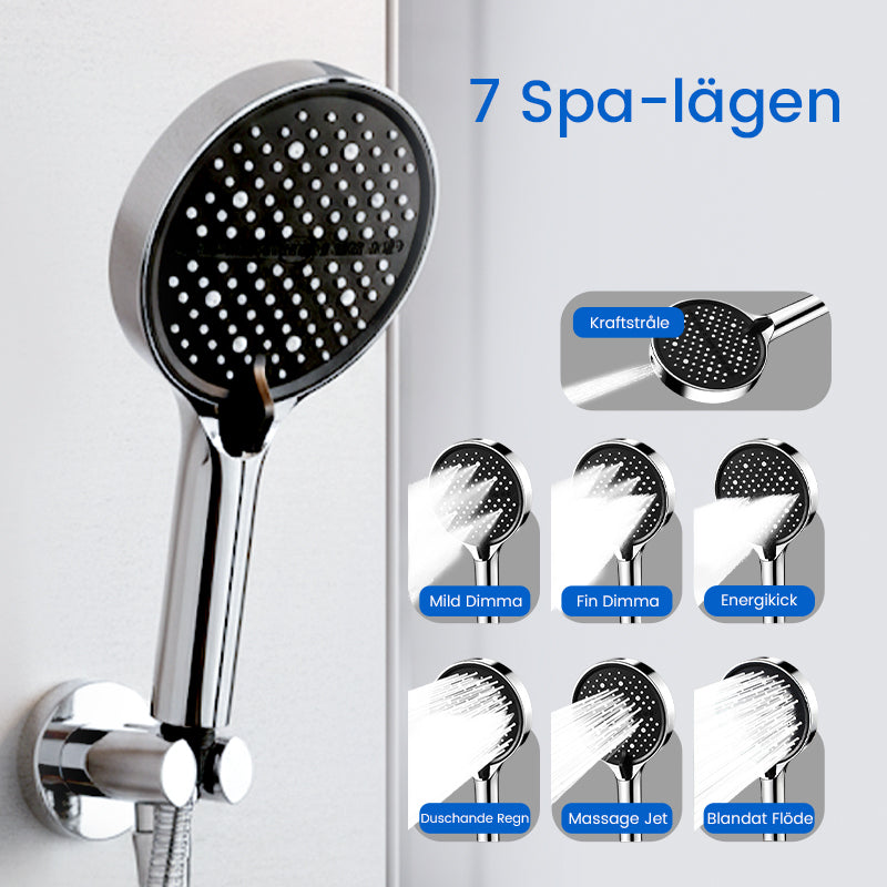🚿 Få 50 % rabatt nu! ✨ Högtrycksregnduschmunstycke 💦📦