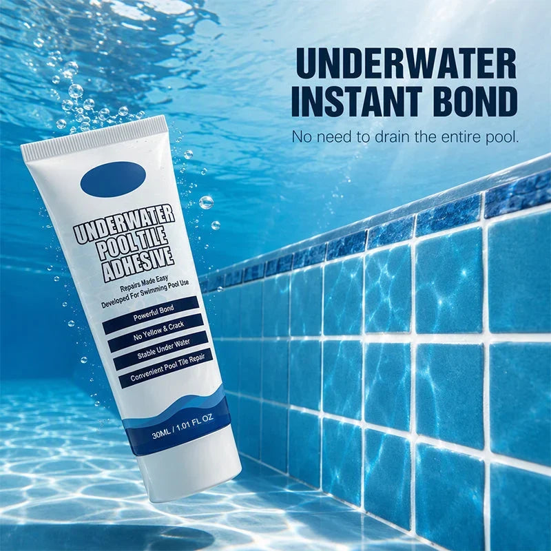 💧 50% RABATT NU! Höghållfast undervattenslim för poolkakel – professionell reparation utan att tömma poolen – snabb bindning, hållbar & estetisk finish ✨