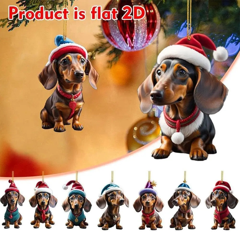 ⏳🔥 TIDSBEGRÄNSAT ERBJUDANDE: 50 % RABATT! ⏰🎄 Julgransprydnader med valpmotiv 🐕🎁