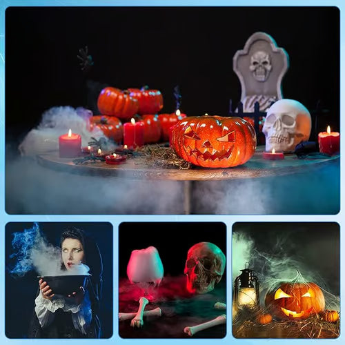 💨 50% RABATT NU! ⚡ 12-LED ultraljudsdimsgörare – Skapar sval dimma och färgglatt ljus – Perfekt för luftfuktare, fontäner eller Halloween-dekoration – körs tyst i vatten 💧✨