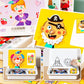 Magnetische Puzzlebox für Kinder mit Spiel- und Malbrett