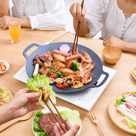 🍳Multifunktionale Antihaft-Bratpfanne Medizinische Stein-Grillpfanne