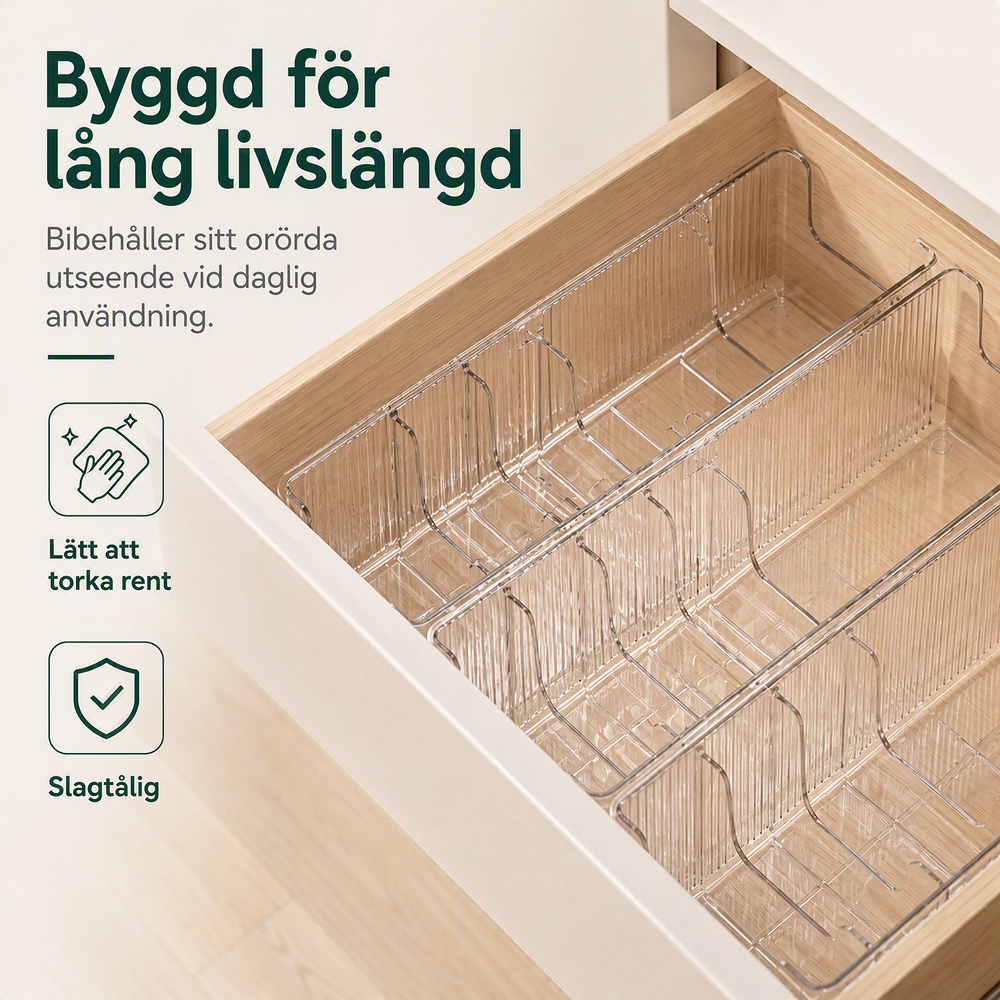 🔥Utdragbar transparent medicinförvaring — Teleskopisk, perfekt för att organisera ditt medicinkåp 💊🗄️