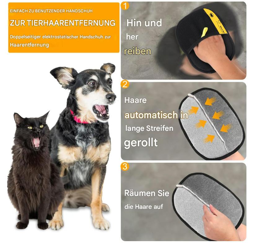 🔥50% zeitlich begrenzter Rabatt🐶🐱Tierhaarentferne  Elektrostatikhandschuhe