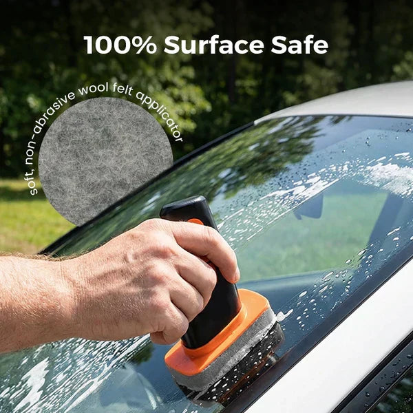 🚗 KÖP 2 FÅ 1 GRATIS! 💧 Rengöring för Borttagning av Oljefilm på Bilglas Sidoruta – Förbättrar Sikten, Eliminerar Repellerande Ytor & Enkel Applicering ✨