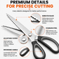 ✂️ 50% RABATT NU! Serrated Sewing Scissors – vassa tandade blad, ergonomisk design & mångsidig användning – perfekt för tyg, läder, papper och hantverk 🧵✨